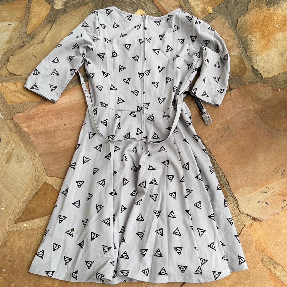 Unique Vintage Harry Potter Dress deathly hallows nwt large - Picture 6 of 6